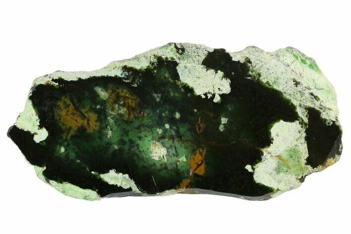 Polished Chrome Chalcedony Slab - Western Australia #130418